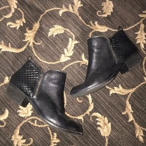 Lucky brand black booties